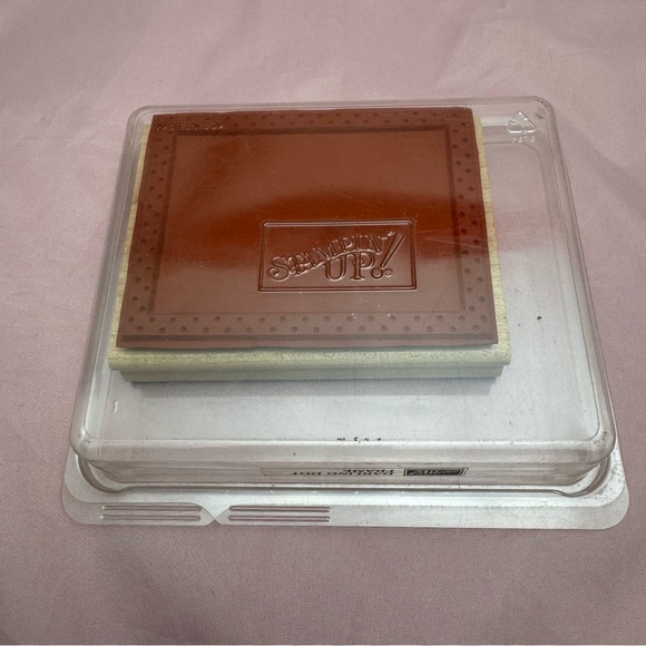 Stampin’ Up! Darling Dot Frame Rubber Stamp 🖊️ Scrapbooking Journaling Crafts - Picture 3 of 6